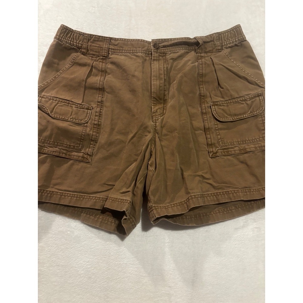 Saddlebred Shorts Y2K Men's 40‎ Brown Cargo Utility Hiking Outdoor Workwear